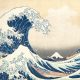 La gran ola de Kanagawa, xilografía del grabador japonés Hokusai